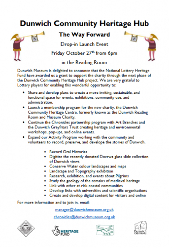 Dunwich Community Heritage Hub - The Way Forward