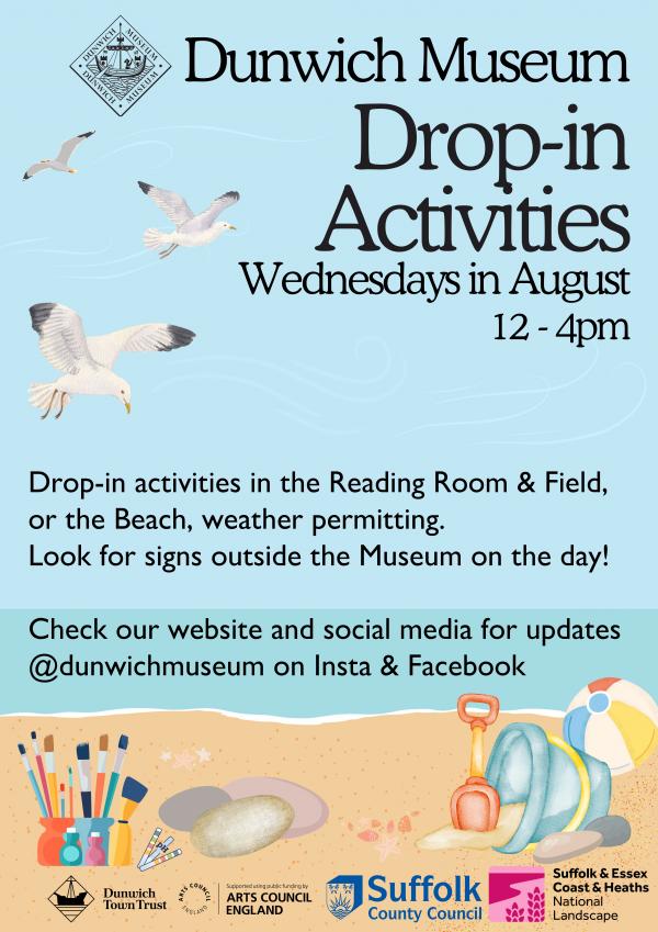 August 2025 Drop in Activities2