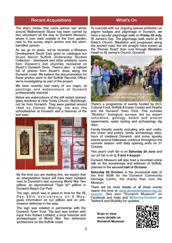 Discover Dunwich June 2025 pg 2